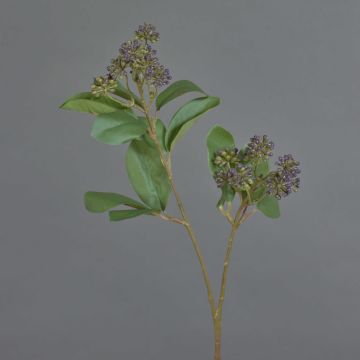 Rama de cornejo artificial PANGO con brotes, violeta oscuro, 70 cm