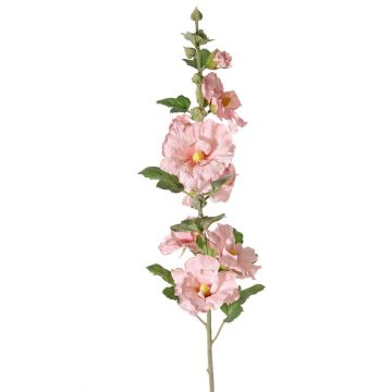 Malva artificial ILJANA, rosa claro, 85 cm, Ø 3-8 cm