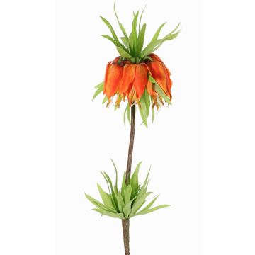 Flor artificial corona imperial IMST, naranja, 65cm, Ø11cm Flor artificial corona imperial IMST, naranja, 65cm, Ø11cm