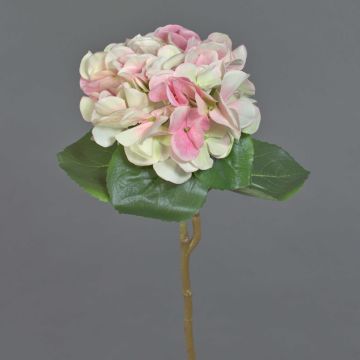 Flor artificial hortensia CHIDORI, rosa crema, 60 cm, Ø 20 cm