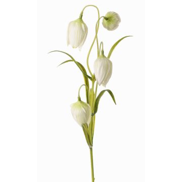 Flor de ajedrez artificial SANEM, blanca, 45cm, Ø3cm