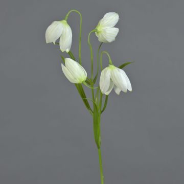 Flor de ajedrez artificial SANEM, blanca, 45 cm, Ø 3 cm