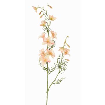 Rama artificial de espuela de caballero LUCHANA, rosa-melocotón, 95cm, Ø11cm