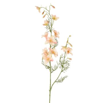 Rama artificial de espuela de caballero LUCHANA, rosa melocotón, 95 cm