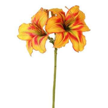 Flor artificial de azucena NEULIDA con flores, naranja-rojo, 65cm, Ø11cm Flor artificial de azucena NEULIDA con flores, naranja-rojo, 65cm, Ø11cm
