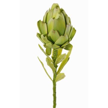 Flor de alcachofa de tela JENBALA, verde, 35cm, Ø7cm Flor de alcachofa de tela JENBALA, verde, 35cm, Ø7cm