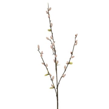 Rama artificial de sauce con amentos NIELSON con flores, rosa pálido, 80 cm Rama artificial de sauce con amentos NIELSON con flores, rosa pálido, 80 cm