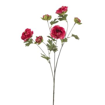 Rama artificial de ranúnculos DAVELLA, fucsia, 80cm Rama artificial de ranúnculos DAVELLA, fucsia, 80cm