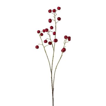 Rama artificial de manzano ornamental GRULNE con frutos, rojo, 95 cm