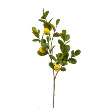 Rama artificial de limonero DUNKAN con frutos y flores, amarilla, 95 cm