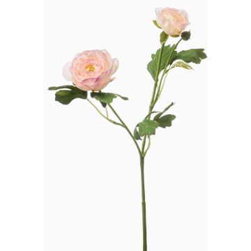 Rama decorativa ranúnculo FLORANCE, rosa salmón, 45 cm