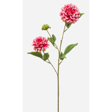 Rama artificial de dalia CEVAST, rosa, 70 cm