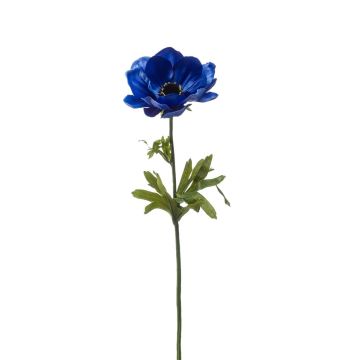 Flor artificial de anémona URASSAYA, azul oscuro, 45 cm