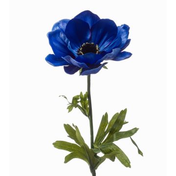 Flor artificial de anémona URASSAYA, azul oscuro, 45 cm Flor artificial de anémona URASSAYA, azul oscuro, 45 cm