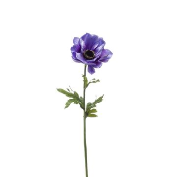 Flor artificial de anémona URASSAYA, azul-lila, 45 cm