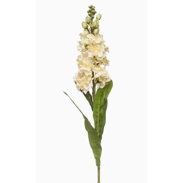 Flor artificial Levkoje DIHALLA, color crema, 80 cm