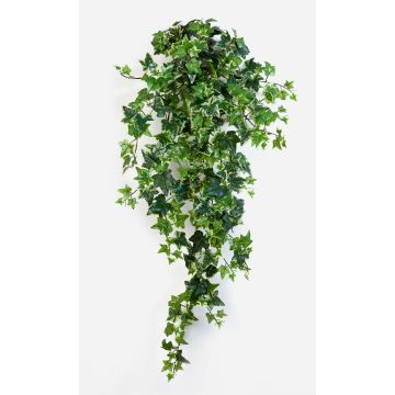 Enredadera hiedra artificial LUKA, vara fijación, verde-blanco, 90cm