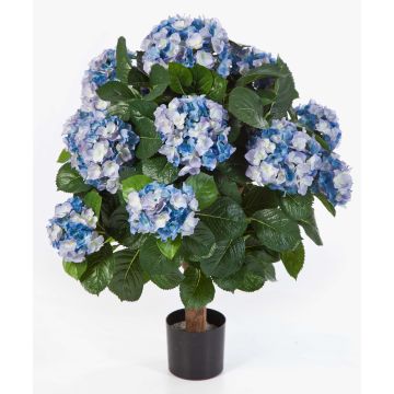 Hortensia flor artificial HARUKA con tallo, azul, 60cm, Ø9-16cm