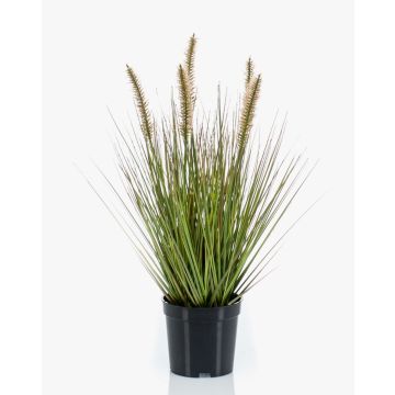 Pennisetum artificial YWAIN con panículas, beige-verde, 45cm Pennisetum artificial YWAIN con panículas, beige-verde, 45cm