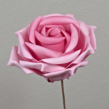 Rosa artificial REGINE, rosa, 30cm, Ø16cm