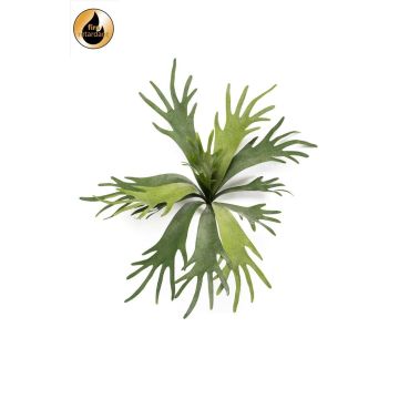 Planta artificial helecho cuerno VIGRAL, varilla, difícilmente inflamable, verde, 50 cm