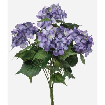 Hortensia artificial DORJA en varilla, lila, 40 cm