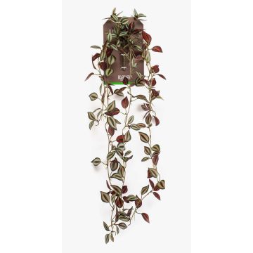 Planta colgante artificial tradescantia zebrina SAELFES en varilla, verde-burdeos, 85 cm Planta colgante artificial tradescantia zebrina SAELFES en varilla, verde-burdeos, 85 cm