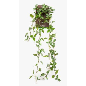 Planta colgante artificial pimienta enana SAELFES con varilla, verde-blanco, 85 cm