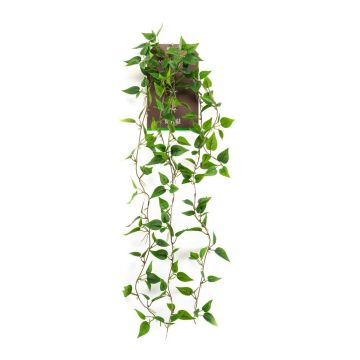 Planta colgante artificial filodendro escandens SAELFES con varilla, 85 cm