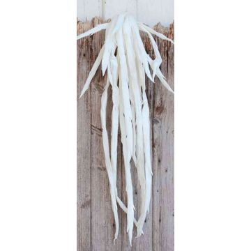 Alga artificial AURELIUS, en varilla de ajuste, blanco, 85cm