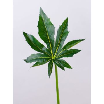 Hoja de aralia artificial HANK, verde, 65cm