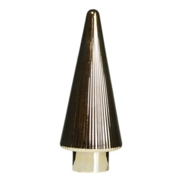 Árbol de Navidad decorativo de cristal RICON, metalizado, dorado, 26 cm, Ø 9,5 cm Árbol de Navidad decorativo de cristal RICON, metalizado, dorado, 26 cm, Ø 9,5 cm