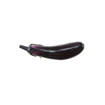 Berenjena artificial MANOLJA, violeta oscuro, 18 cm