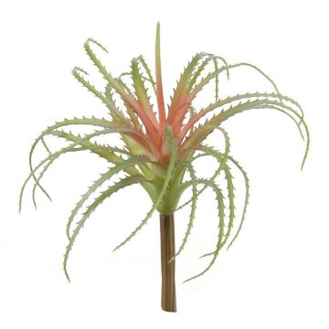 Tillandsia Stricta artificial LUONG, varilla, verde-rojo, 22cm