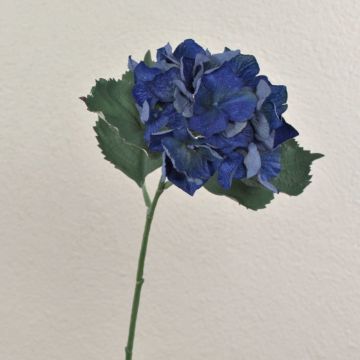 Flor artificial hortensia GUNILLA, Eco Collection, azul real, 60 cm, Ø 12 cm