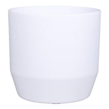 Maceta LENAS, cerámica, blanco mate, 13,3 cm, Ø 13,5 cm Maceta LENAS, cerámica, blanco mate, 13,3 cm, Ø 13,5 cm