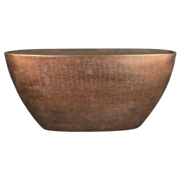 Cuenco AGAPE, barquito, cerámica, veteado, cobre, 73 x 17 x 36 cm Cuenco AGAPE, barquito, cerámica, veteado, cobre, 73 x 17 x 36 cm