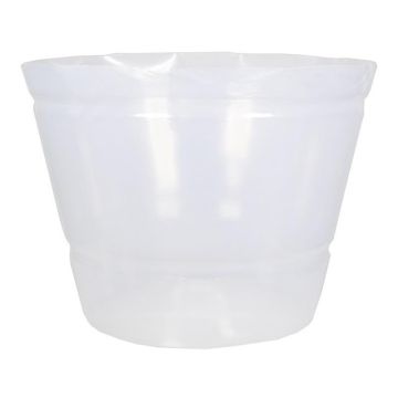 Recipiente KIPA para cestas de plantas, plástico, impermeable, transparente, 40 cm, Ø 55 cm