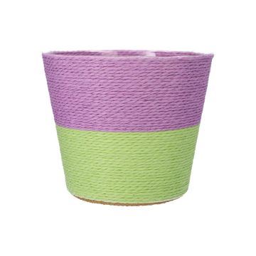 Cesta para plantas NERIONKO DUO, lila-verde, 16 cm, Ø 19 cm Cesta para plantas NERIONKO DUO, lila-verde, 16 cm, Ø 19 cm