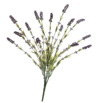 Lavanda de plástico DAVINA con vara de fijación, violeta, 60cm, Ø2cm Lavanda de plástico DAVINA con vara de fijación, violeta, 60cm, Ø2cm