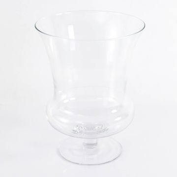 Jarrón de cristal CATANIA, copa, transparente, 35cm, Ø27cm