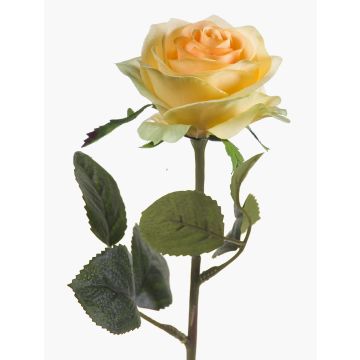 Rosa sintética SIMONY, amarillo, 45cm, Ø8cm Rosa sintética SIMONY, amarillo, 45cm, Ø8cm