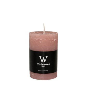 Vela de bloque AURORA, palo de rosa, 9cm, Ø5,8cm, 30h - Made in Germany Vela de bloque AURORA, palo de rosa, 9cm, Ø5,8cm, 30h - Made in Germany