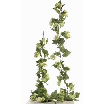 Guirnalda de lúpulo artificial KRATEOS, con flor, verde, 200cm Guirnalda de lúpulo artificial KRATEOS, con flor, verde, 200cm