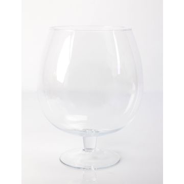 Copa de coñac XXL LIAM con pie, vidrio, transparente, 30cm, Ø23cm Copa de coñac XXL LIAM con pie, vidrio, transparente, 30cm, Ø23cm