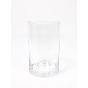 Florero cilíndrico de vidrio SANSA EARTH, transparente, 19,5cm, Ø12cm Florero cilíndrico de vidrio SANSA EARTH, transparente, 19,5cm, Ø12cm