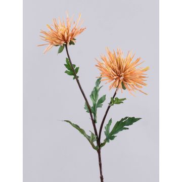 Rama de crisantemo artificial ESTELLE, amarillo-naranja, 70cm, Ø8-10cm Rama de crisantemo artificial ESTELLE, amarillo-naranja, 70cm, Ø8-10cm