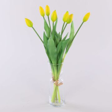 Ramo de tulipanes sintético LONA, amarillo-verde, 45cm, Ø20cm
