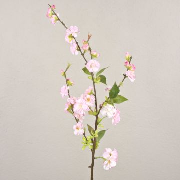 Rama de cerezo artificial VALESKA con flores, rosa, 85cm