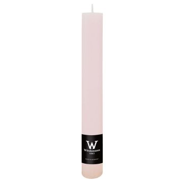 Vela cilíndrica AURORA, rosa claro, 20 cm, Ø 3,5 cm, 23 h - Fabricada en Alemania Vela cilíndrica AURORA, rosa claro, 20 cm, Ø 3,5 cm, 23 h - Fabricada en Alemania
